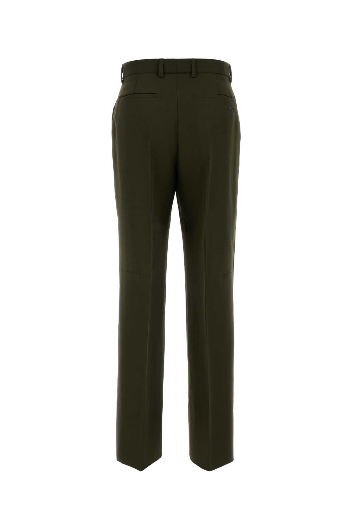 GUCCI PANT PLAIN DAILY WOOL W/MOP For Women Exterior: 80% Wool 20% Mohair