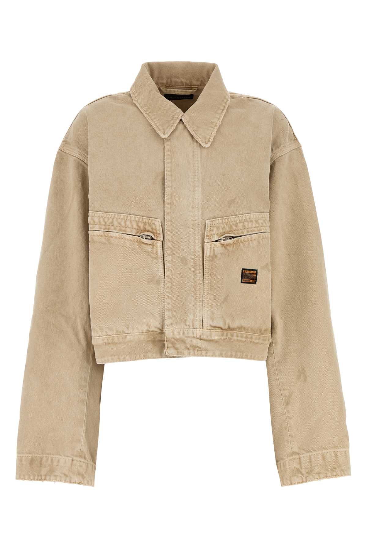 BALENCIAGA Workwear Jacket For Women Exterior: 100% Cotton