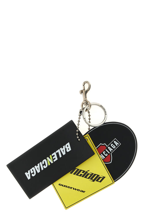 BALENCIAGA '3 Tags' keyring For Men 80% lh 10% la 10% za