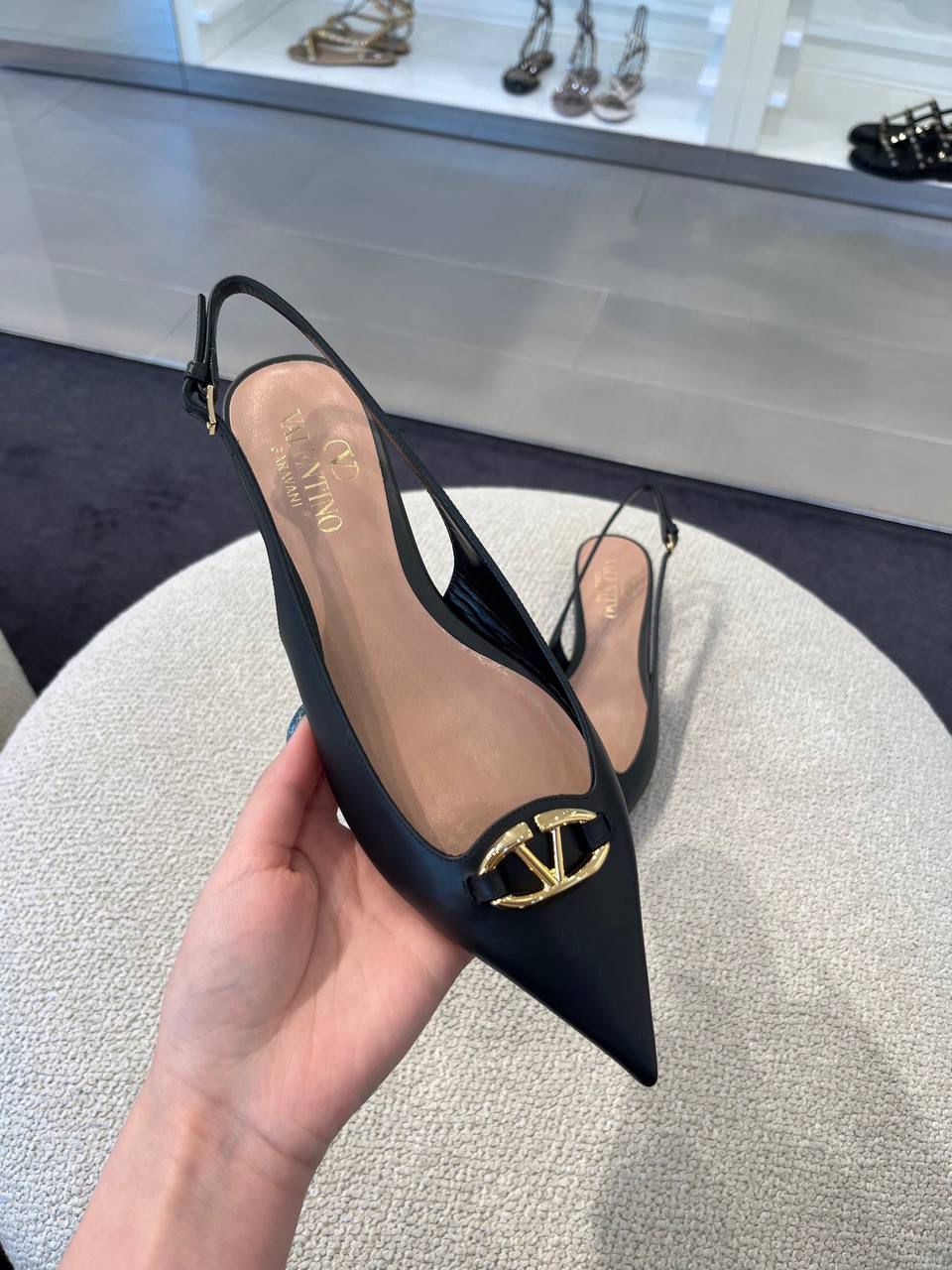 VLogo Signature Slingback Pump
