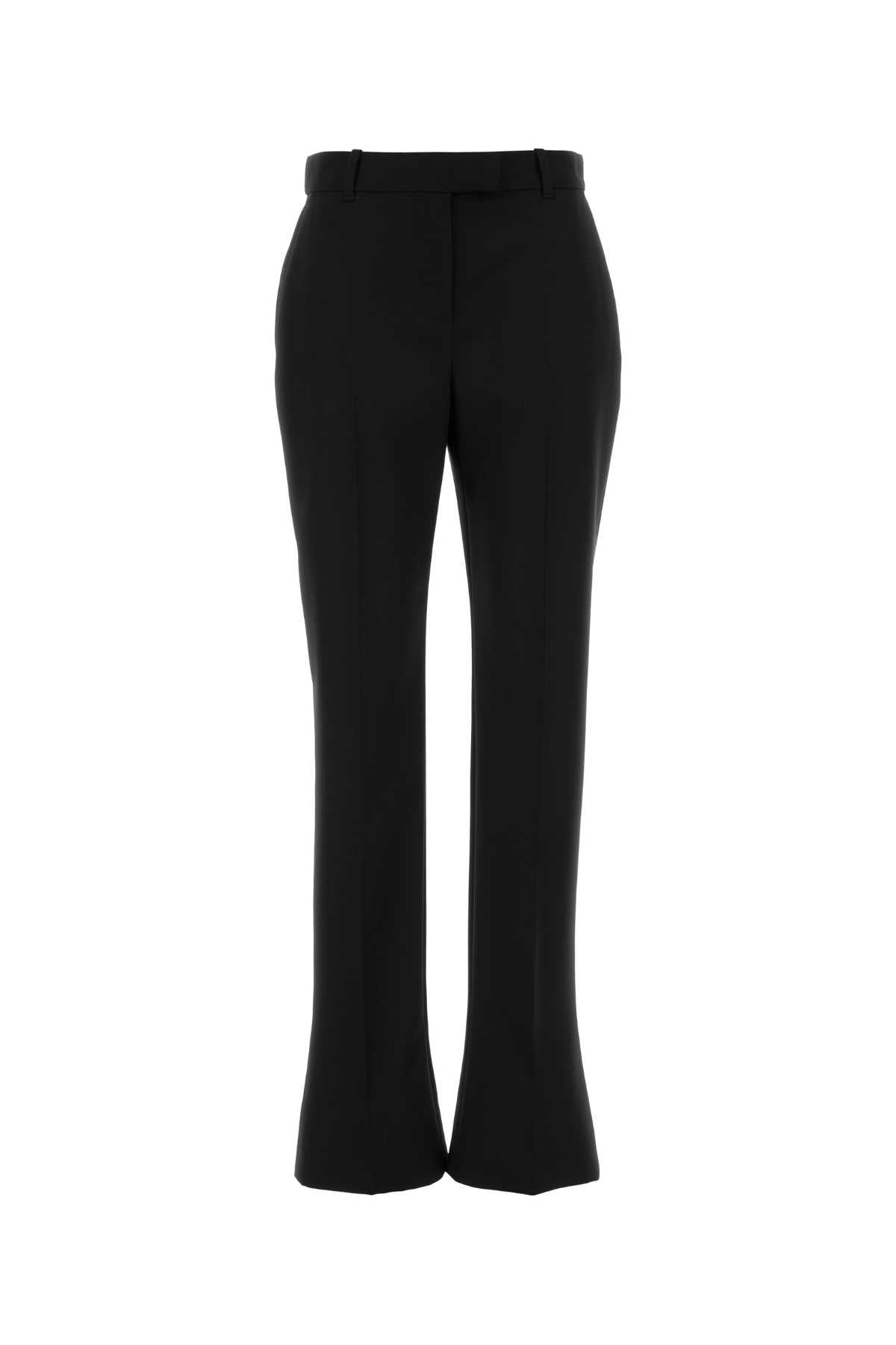 ALEXANDER MCQUEEN STRAIGHT TROUSERS For Women WOOL