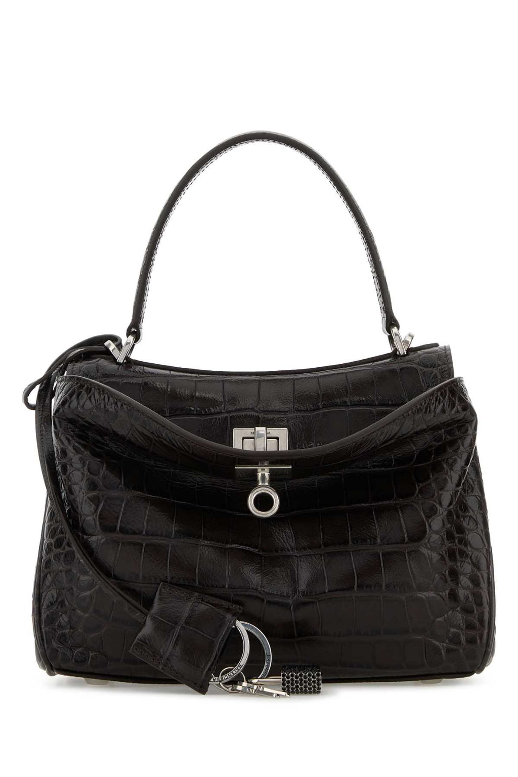 BALENCIAGA RODEO TOP HANDLE For Women Exterior: 100% Calf Lining: 100% Nappa leather Finishing: Silver metal