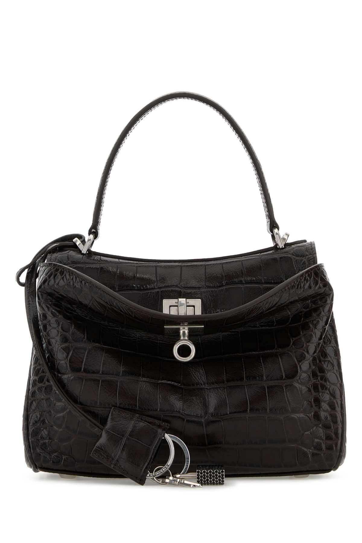 BALENCIAGA RODEO TOP HANDLE For Women Exterior: 100% Calf Lining: 100% Nappa leather Finishing: Silver metal