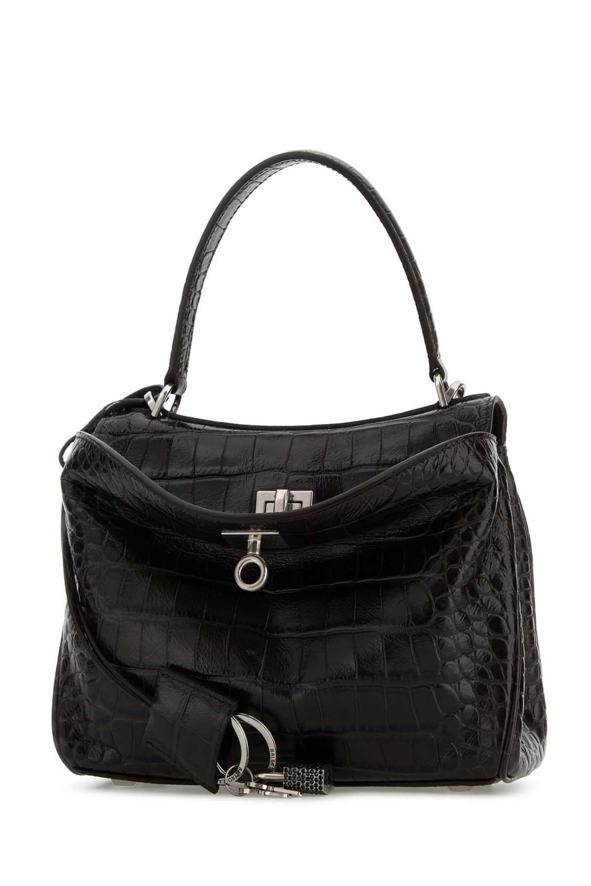 BALENCIAGA RODEO TOP HANDLE For Women Exterior: 100% Calf Lining: 100% Nappa leather Finishing: Silver metal
