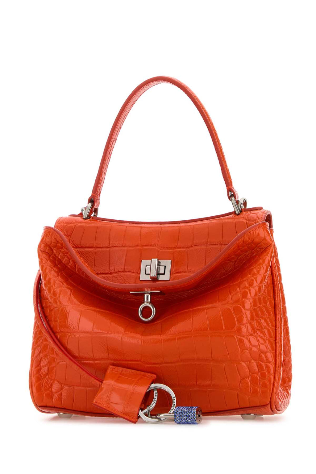 BALENCIAGA RODEO TOP HANDLE For Women Exterior: 100% Calf Lining: 100% Nappa leather Finishing: Silver metal