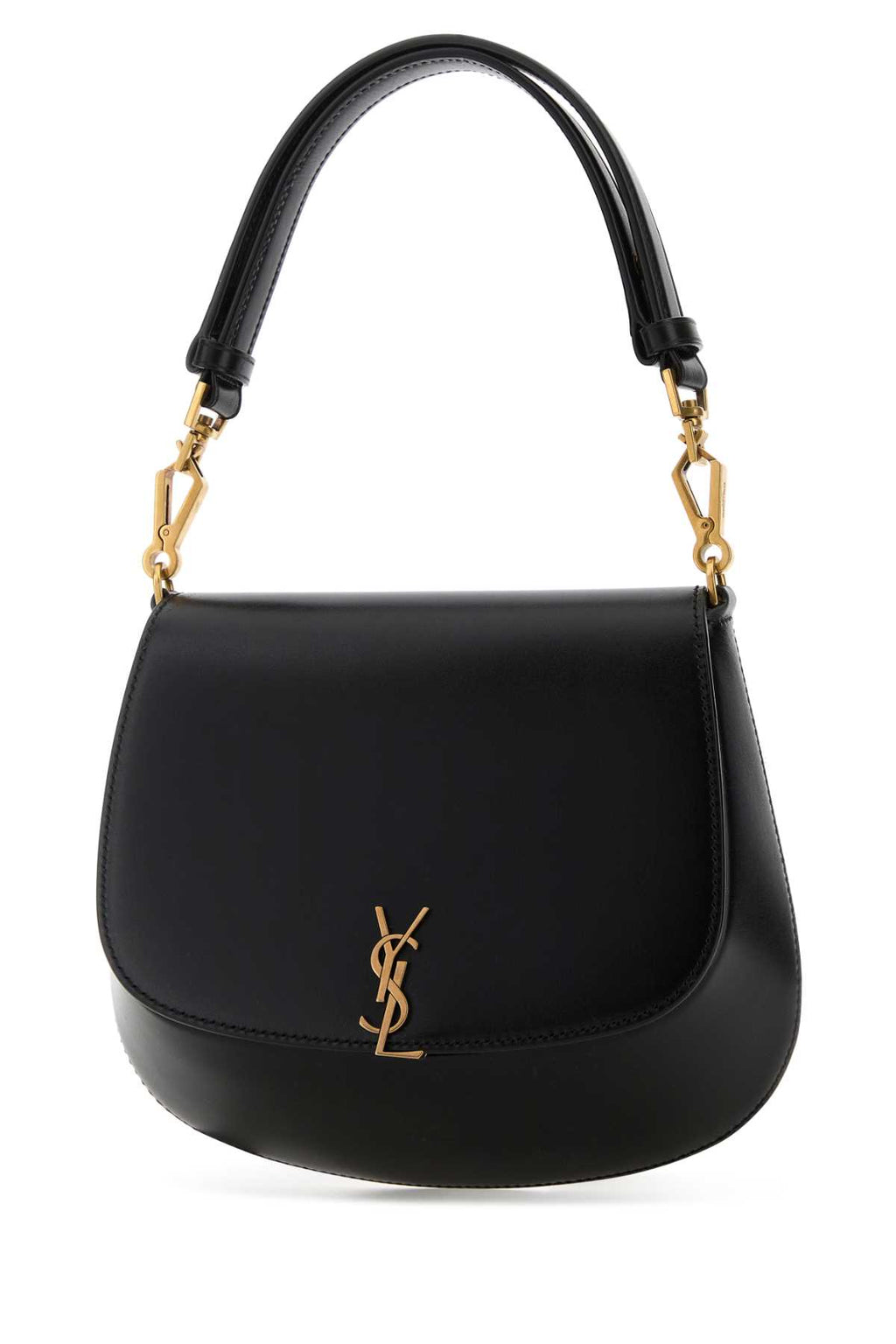 SAINT LAURENT YSL PW VOLTAIRE TO For Women Exterior: 100% Calf Lining: 100% Leather Finishing: Antiqued golden brass