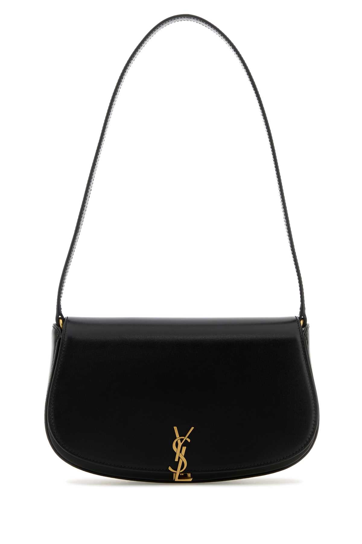 SAINT LAURENT YSL PW DEMI LUNE For Women Exterior: 100% Leather Lining: 100% Leather Finishing: Antiqued golden metal