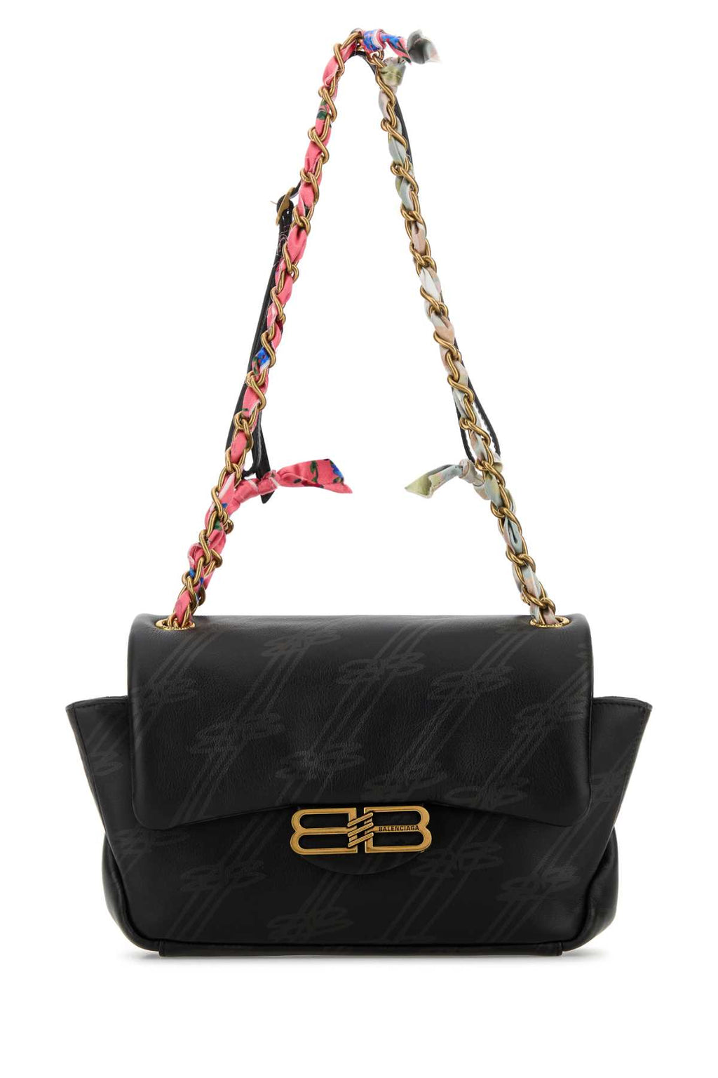 BALENCIAGA DARLING CHAIN BAG M For Women Exterior: 100% Calf Lining: 100% Leather Finishing: Antiqued golden metal