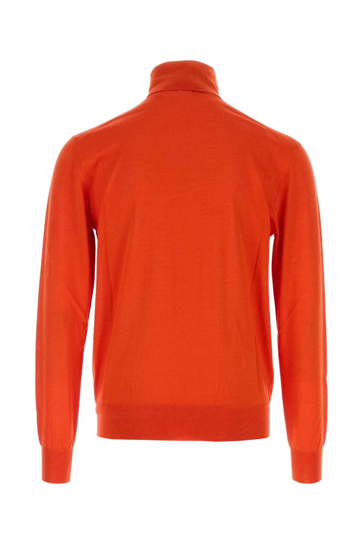 SAINT LAURENT PULL COL ROULE For Men Exterior: 35% Cashmere 25% Wool 30% Silk