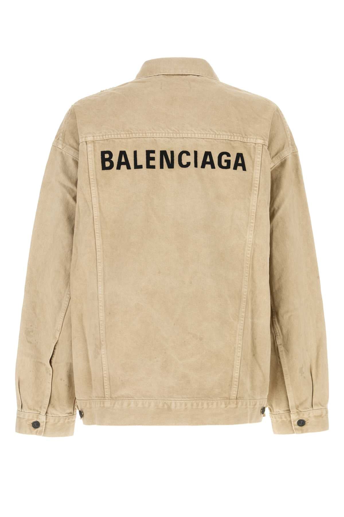 BALENCIAGA Oversized Jacket For Men Exterior: 100% Cotton