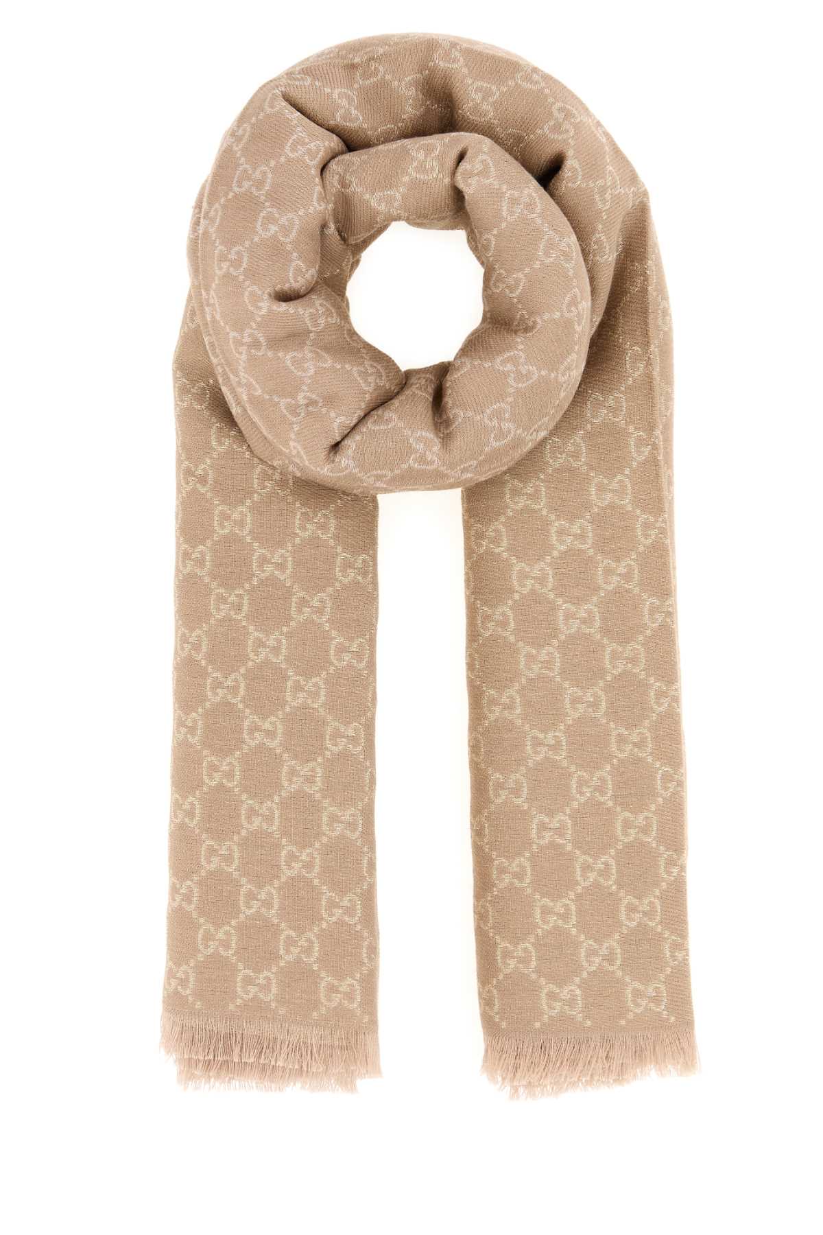 GUCCI TEXTILE For Women Exterior: 33% Wool 28% Cotton 20% Viscose 14% Silk 5% Metal fiber