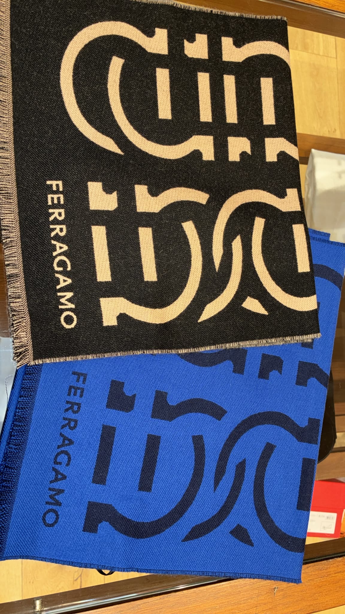 Ferragamo Gancini Reversible Scarf