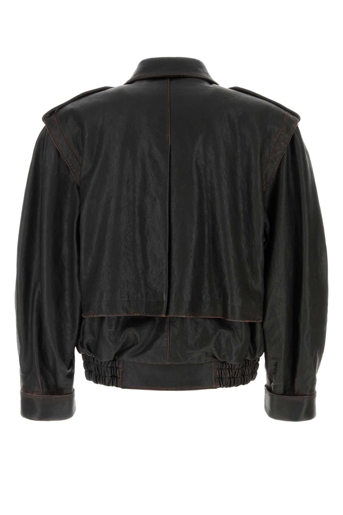 SAINT LAURENT VESTE COURTE BORD EL For Men Exterior: 100% Lamb Lining: 60% Cupro 40% Cotton