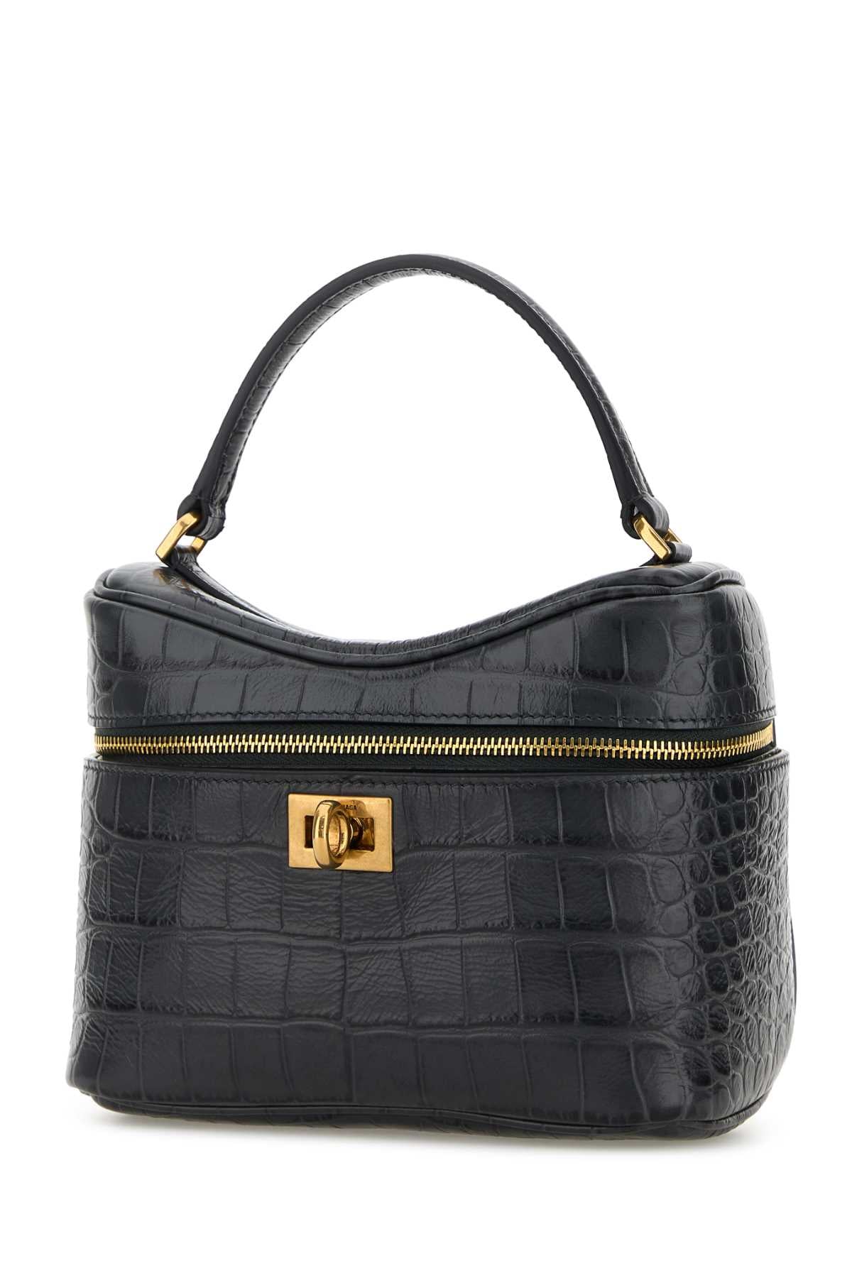 BALENCIAGA RODEO VANITY For Women Exterior: 100% Calf Fodera: 100% Fabric Finitura: Antiqued golden metal