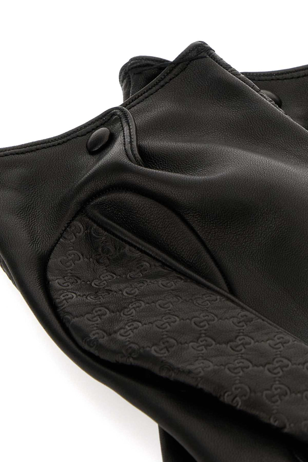 GUCCI GLOVES M NEW GG GLOVES For Men Exterior: 100% Lamb Lining: 100% Cashmere