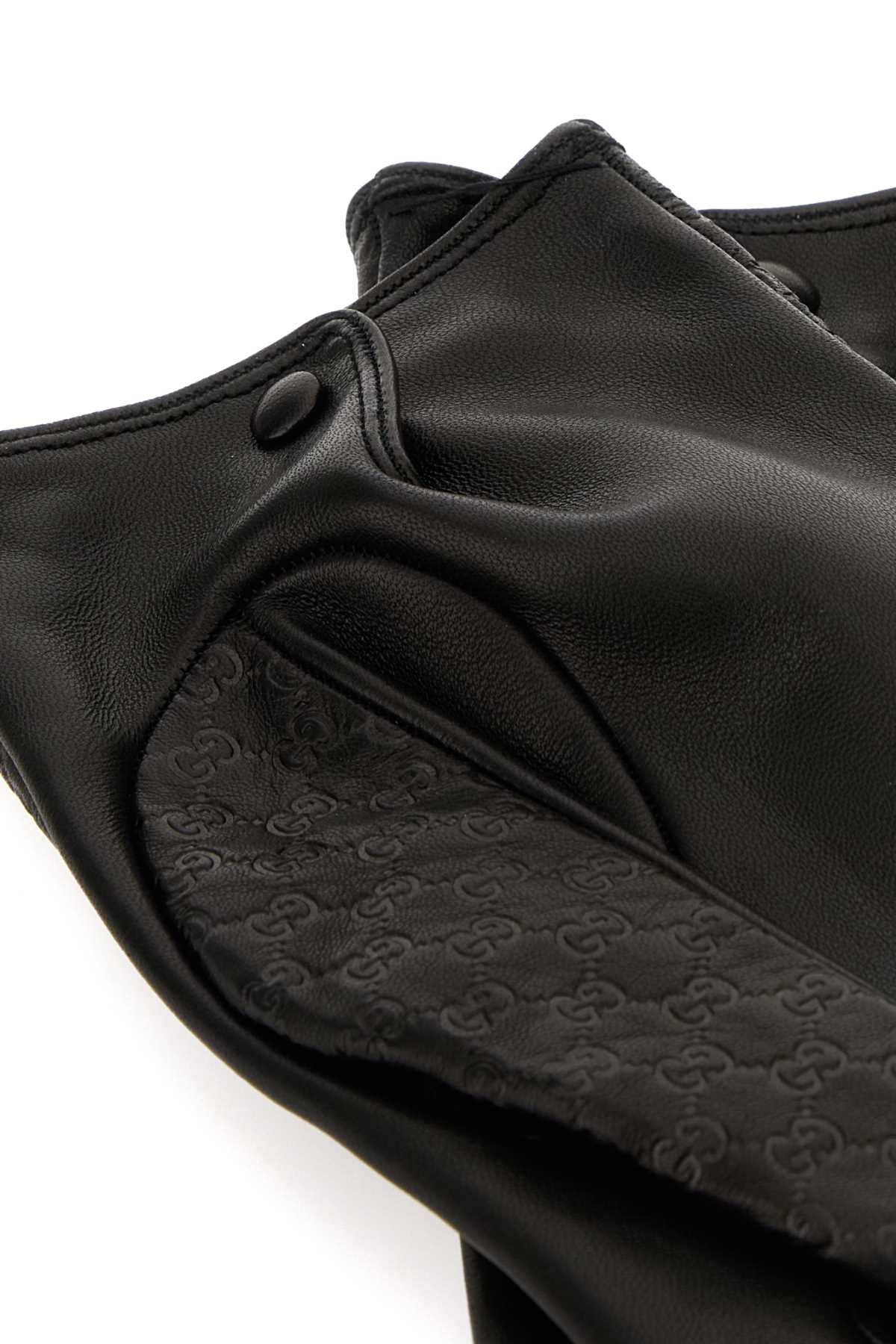 GUCCI GLOVES M NEW GG GLOVES For Men Exterior: 100% Lamb Lining: 100% Cashmere
