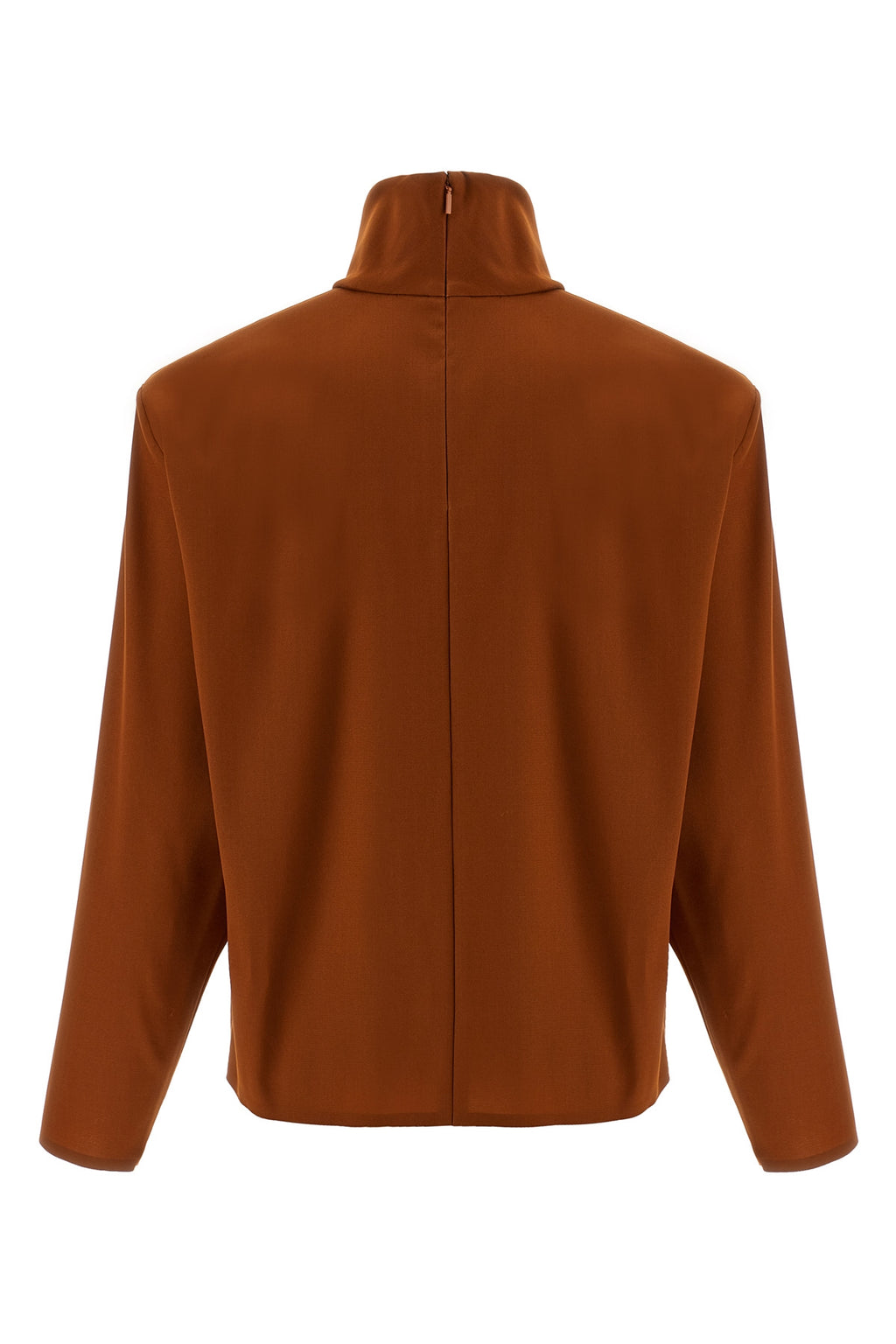 SAINT LAURENT Structured shoulder sweater For Women 55% silk 32% polyamide 13% elastane