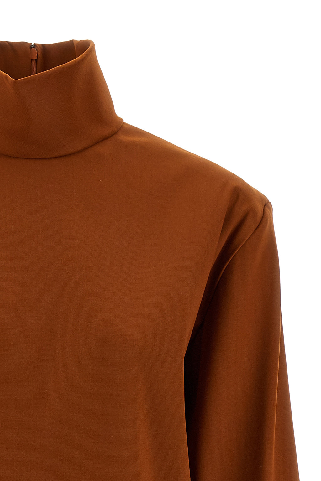 SAINT LAURENT Structured shoulder sweater For Women 55% silk 32% polyamide 13% elastane