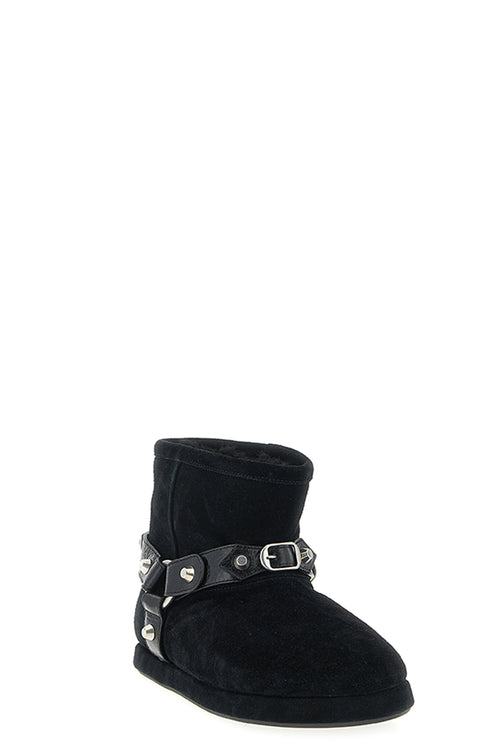 BALENCIAGA 'Alaska Soft' ankle boots For Women 90% calf leather 10% lamb leather
