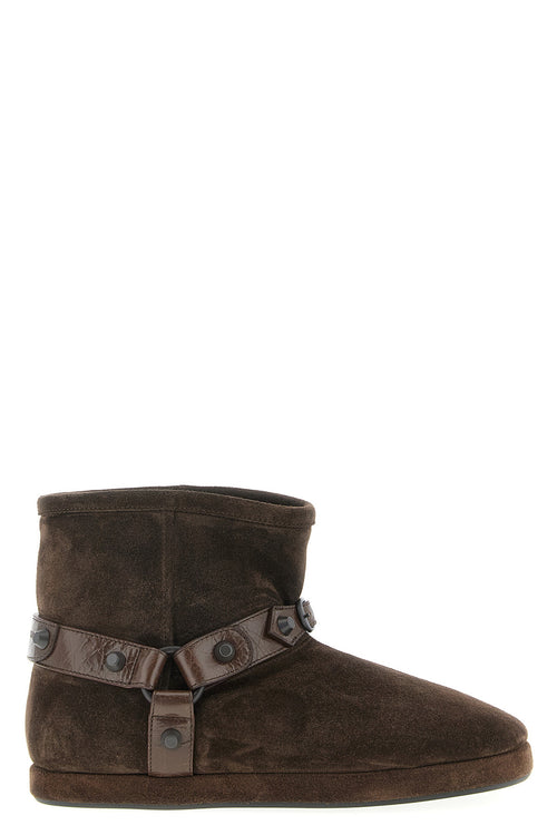 BALENCIAGA 'Alaska Soft' ankle boots For Women 90% calf leather 10% lamb leather