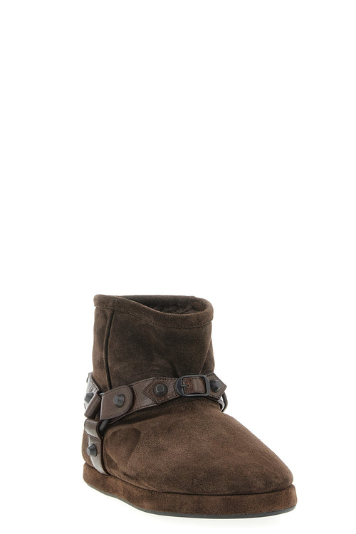 BALENCIAGA 'Alaska Soft' ankle boots For Women 90% calf leather 10% lamb leather