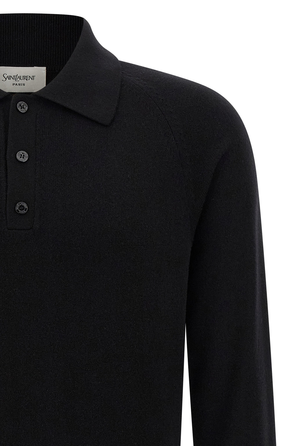 SAINT LAURENT Wool polo shirt For Men 100% wool