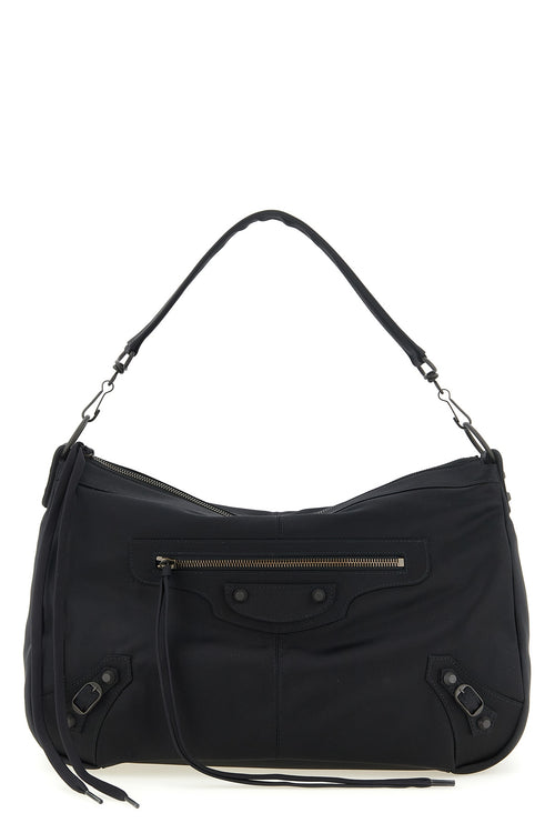 BALENCIAGA 'Le City Moto' medium shoulder bag For Men 80% polyamide, 20% polyester