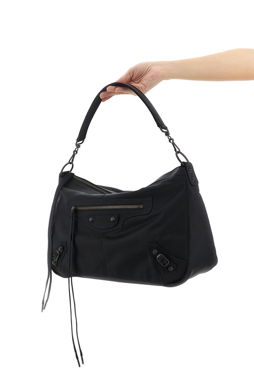 BALENCIAGA 'Le City Moto' medium shoulder bag For Men 80% polyamide, 20% polyester