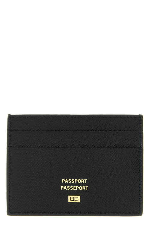 BALENCIAGA 'Passport' card holder For Men 100% calfskin leather (Bos Taurus)