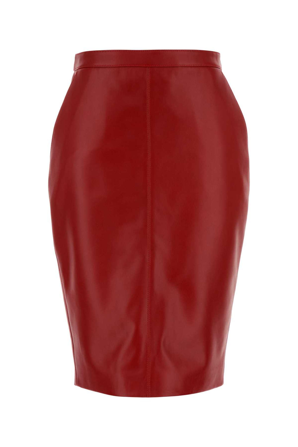 SAINT LAURENT JUPE LONGUEUR MIDI P For Women Exterior: 100% Lamb Lining: 100% Silk