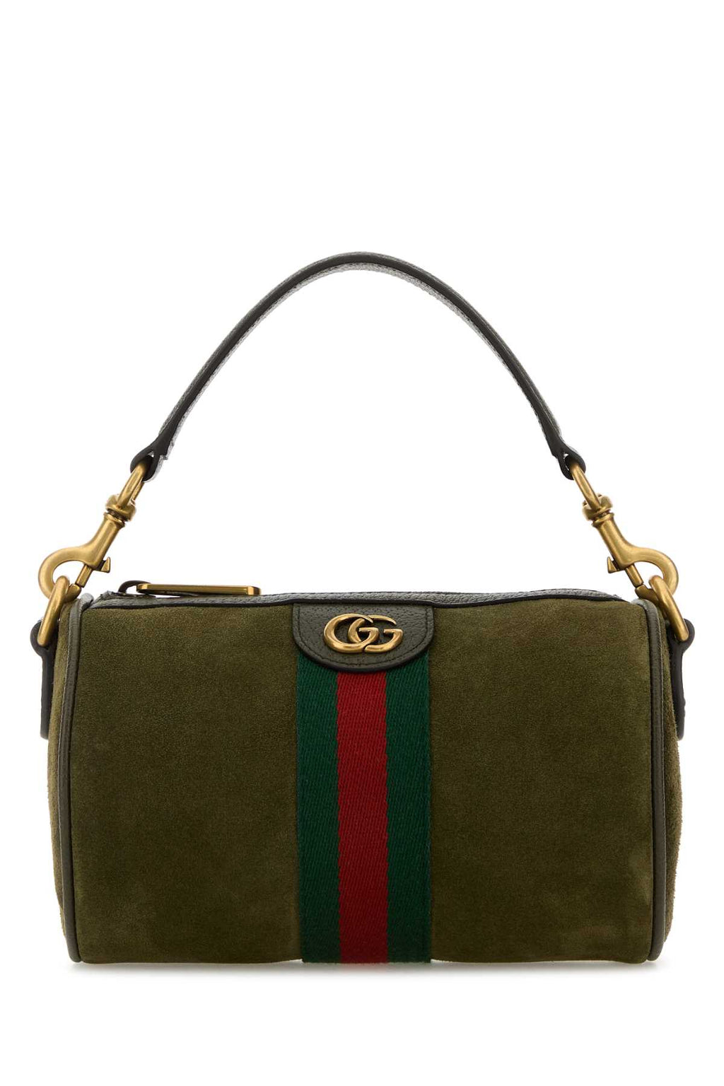 GUCCI MINI BAG For Men Exterior: 100% Suede Lining: 100% Fabric Finishing: Antiqued golden metal