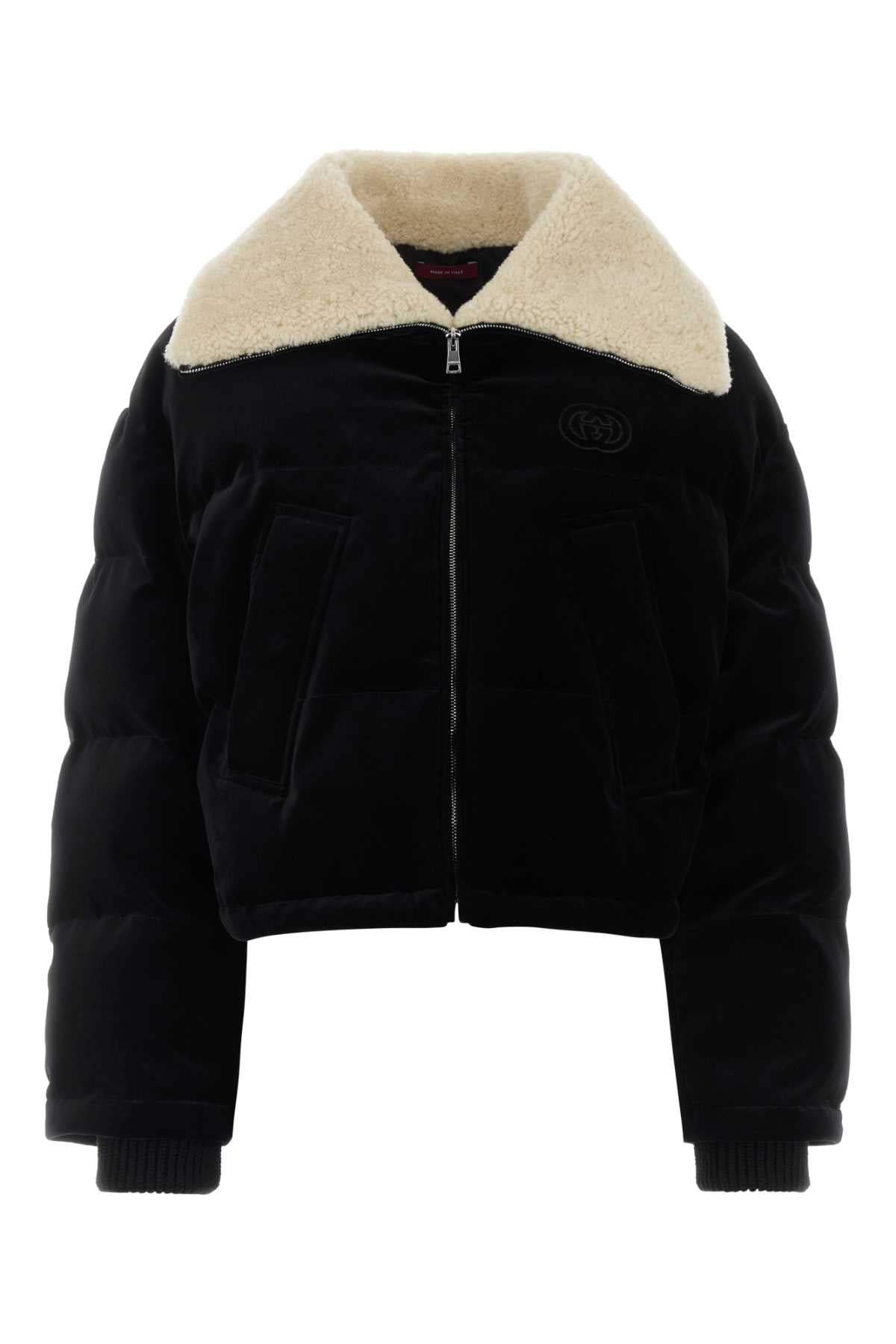 GUCCI OUTERWEAR For Women Exterior: 98% Cotton 2% Elastane Lining: 100% Nylon Padding: 100% Polyester