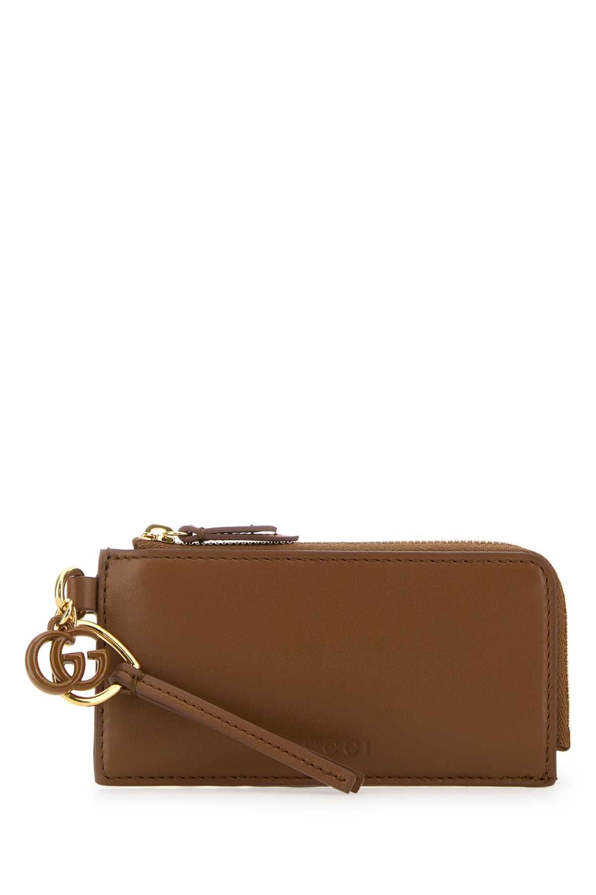 GUCCI CARD CASE For Women Exterior: 100% Leather Finishing: Golden metal
