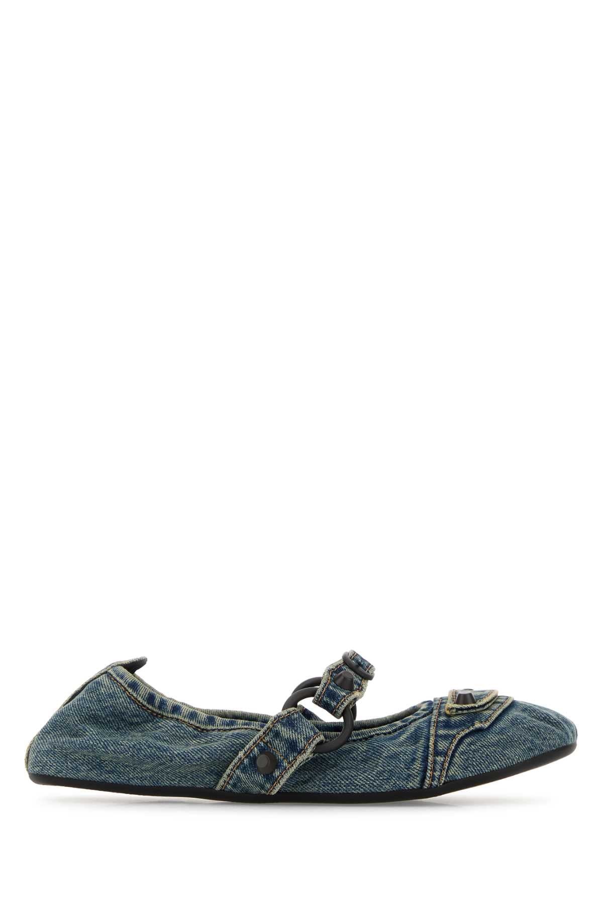 BALENCIAGA CITY FLAT L005 For Women Exterior: 100% Cotton Interior: 100% Leather Sole: Rubber