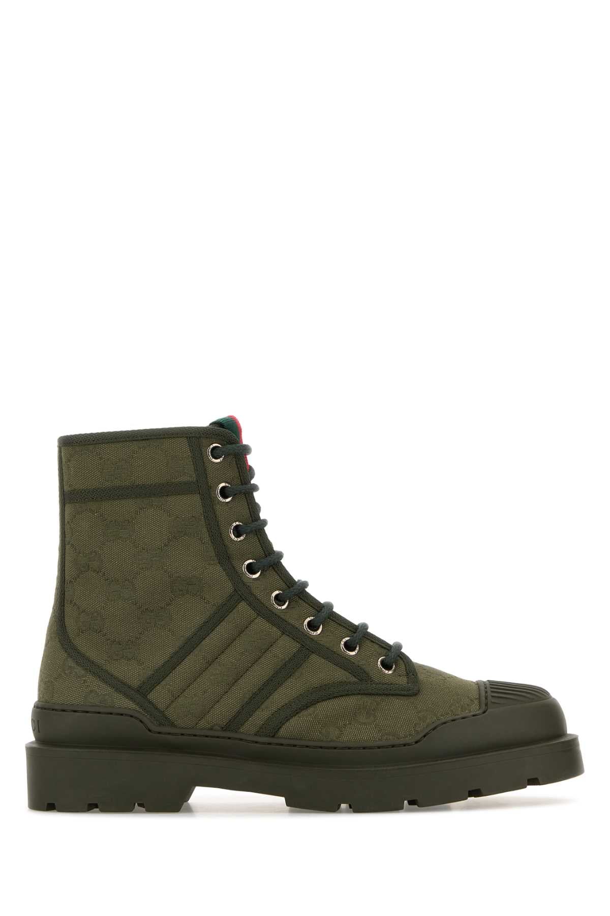 GUCCI BOOT For Men Exterior: 100% Fabric Interior: 100% Fabric 100% Leather Sole: Rubber