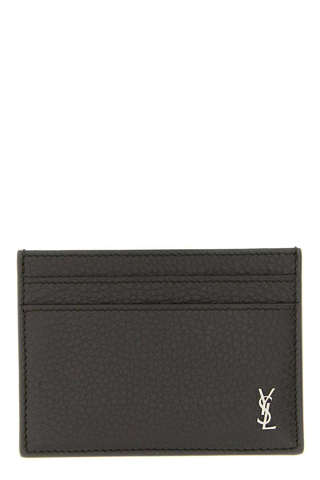 SAINT LAURENT 'Tiny Cassandre' card holder For Men 100% calfskin leather (Bos Taurus)