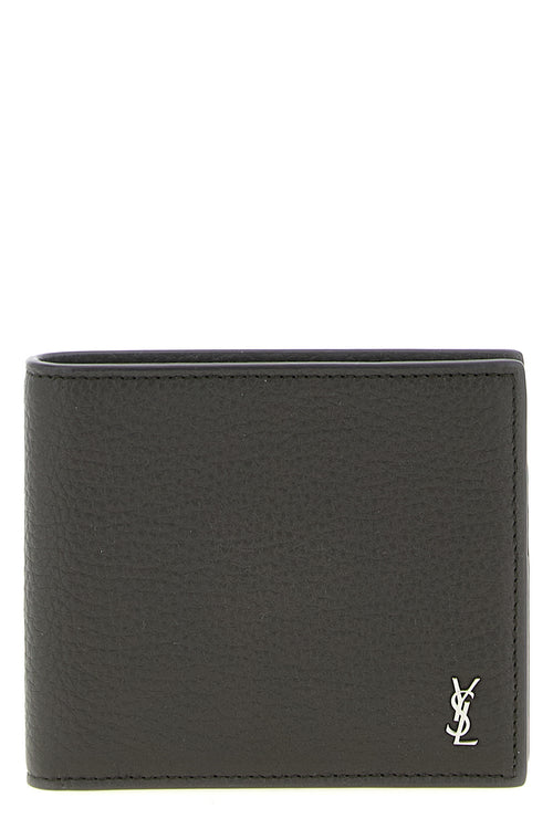 SAINT LAURENT 'East/West' wallet For Men 100% calfskin leather (Bos Taurus)
