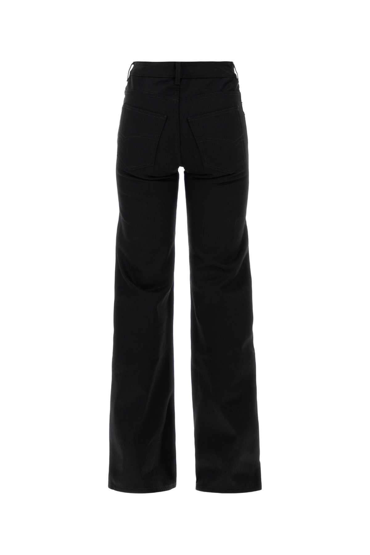 BALENCIAGA CURVED WAIST PANTS For Women Exterior: 100% Cotton