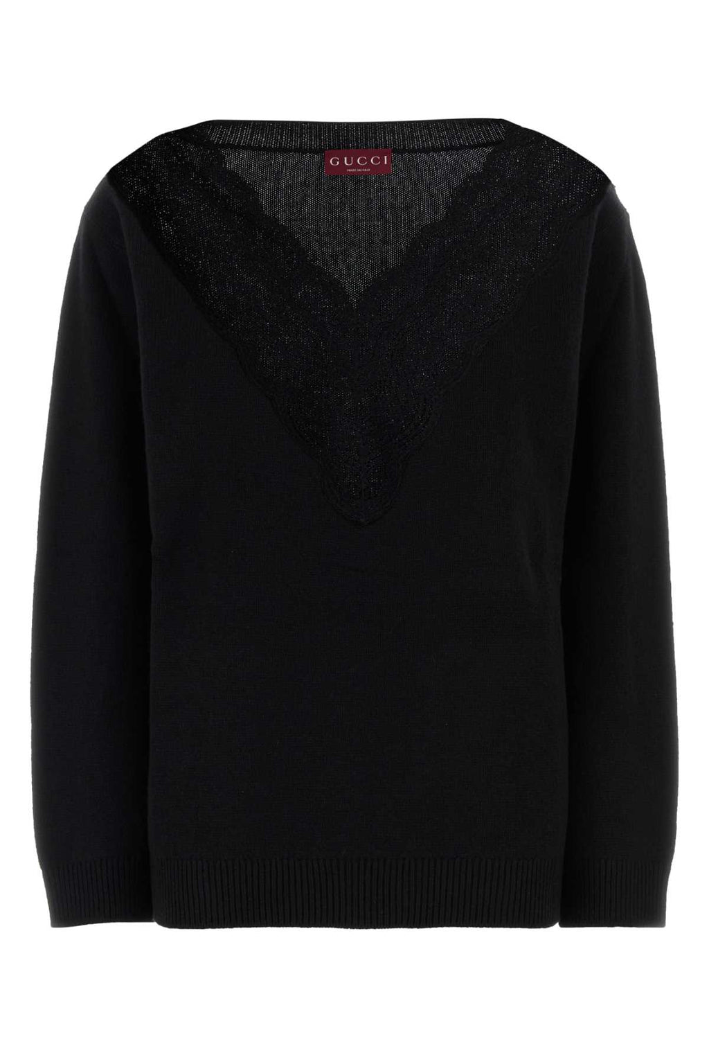 GUCCI L/S V/NK TOP For Women Exterior: 70% Wool 30% Cashmere