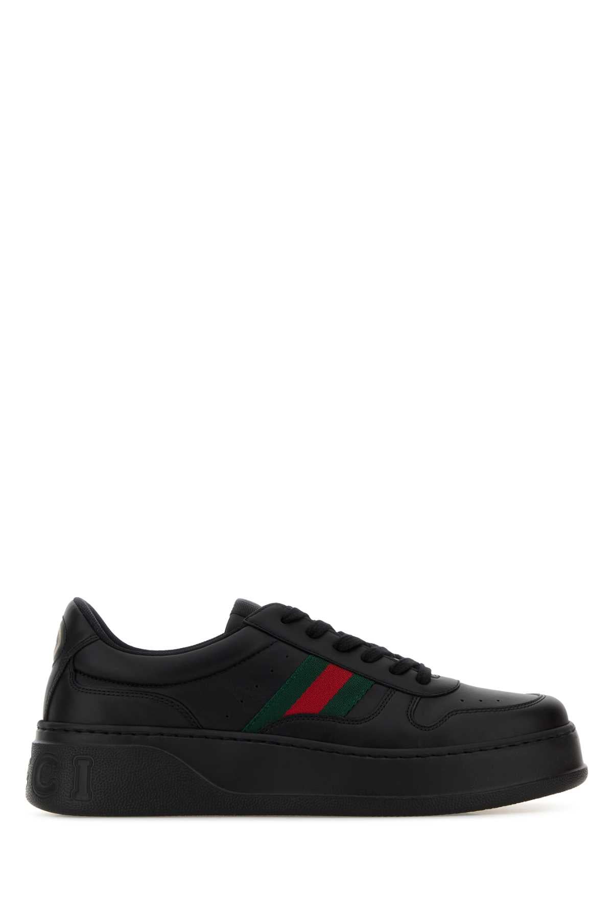 GUCCI LEATHER UPPER AND RUBBER SOLE SNEAKER For Men Exterior: 100% Leather Interior: 100% Fabric Sole: Rubber