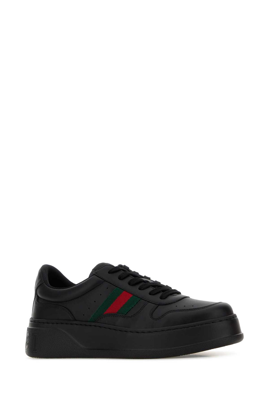 GUCCI LEATHER UPPER AND RUBBER SOLE SNEAKER For Men Exterior: 100% Leather Interior: 100% Fabric Sole: Rubber