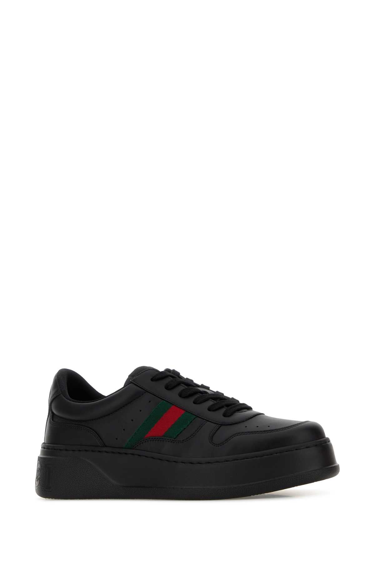 GUCCI LEATHER UPPER AND RUBBER SOLE SNEAKER For Men Exterior: 100% Leather Interior: 100% Fabric Sole: Rubber