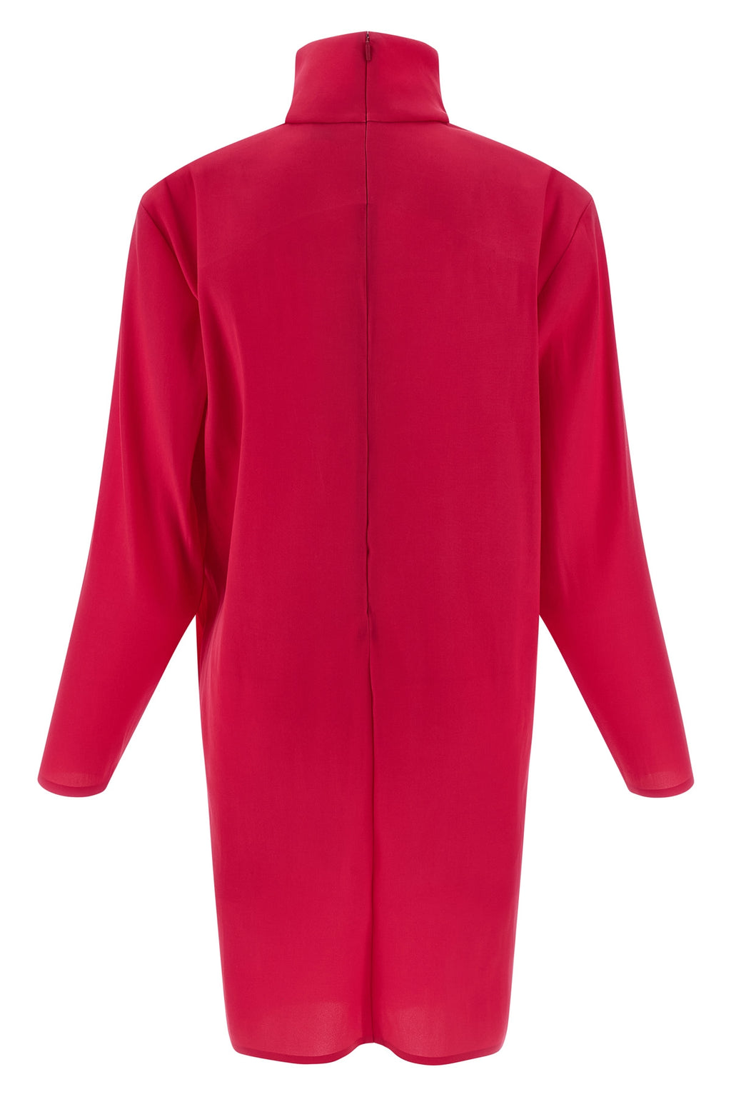 SAINT LAURENT Structured shoulder dress For Women 71% silk 20% polyamide 9% elastane