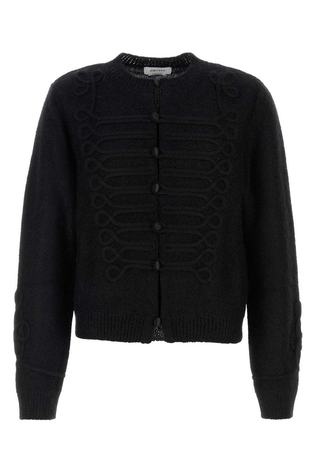 ALEXANDER MCQUEEN LNG SLV EMB K CARDI For Men WOOL MIX