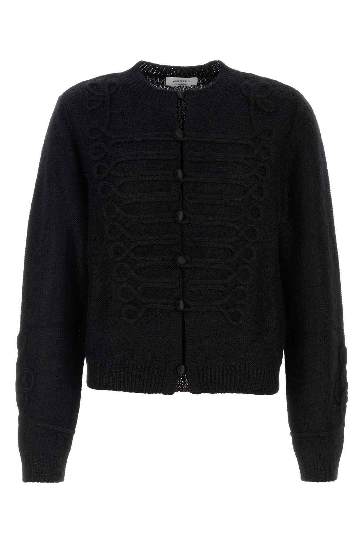 ALEXANDER MCQUEEN LNG SLV EMB K CARDI For Men WOOL MIX
