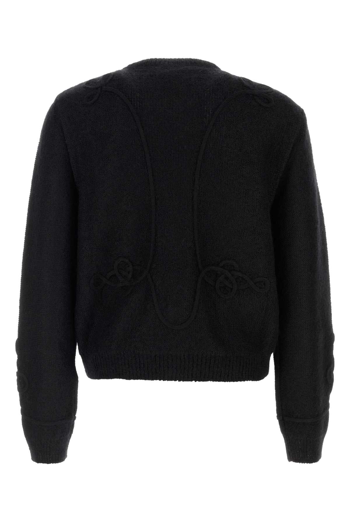 ALEXANDER MCQUEEN LNG SLV EMB K CARDI For Men WOOL MIX