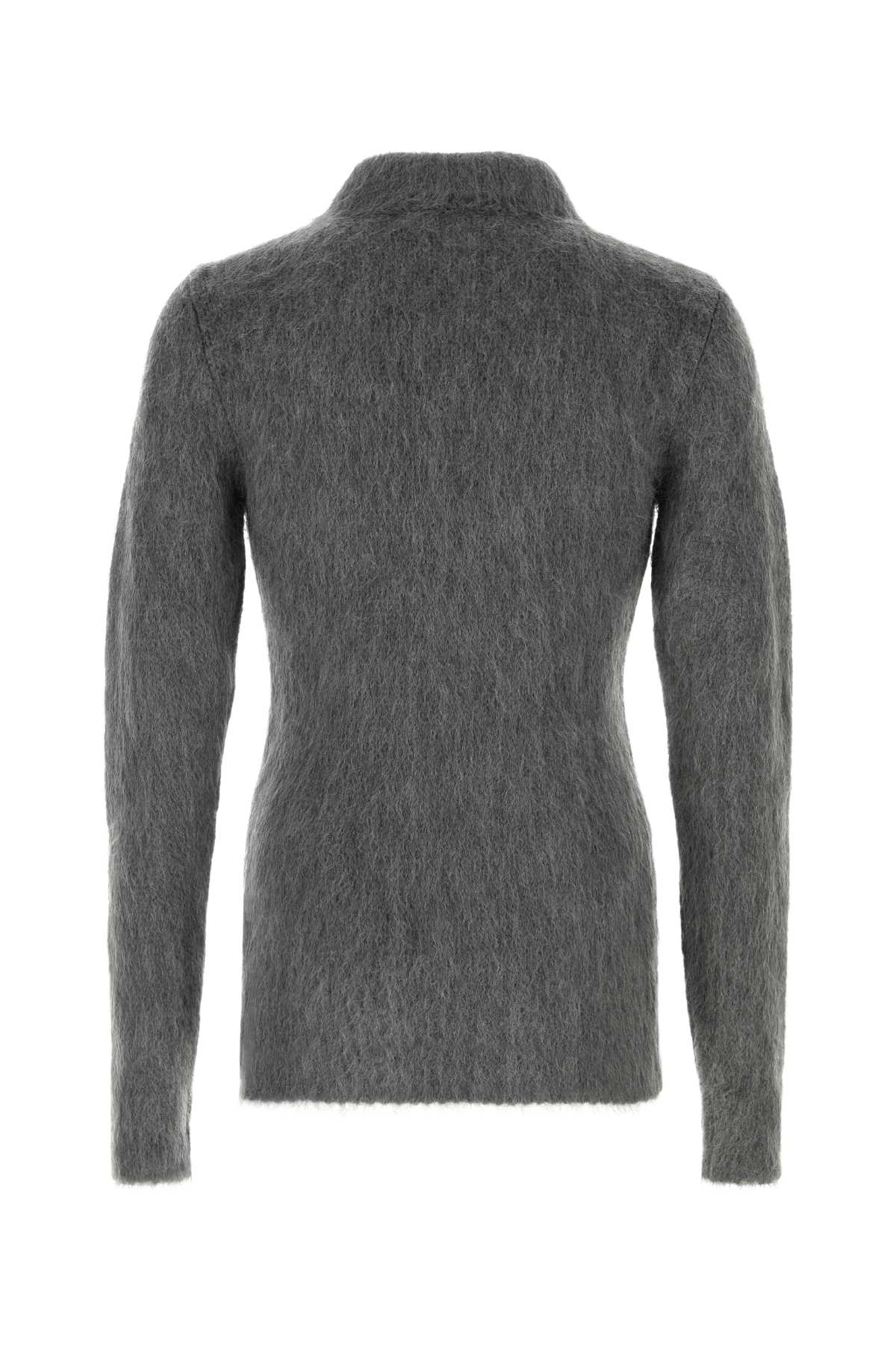 GUCCI POLO CARDIGAN For Men Exterior: 67% Mohair 28% Nylon 5% Wool