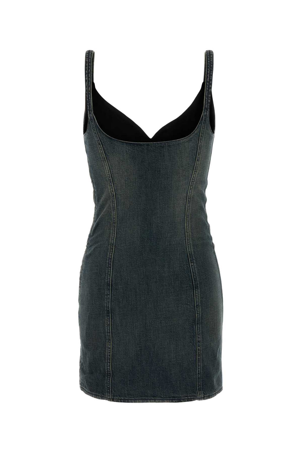 BALENCIAGA CORSETED MINI DRESS For Women Exterior: 100% Cotton Lining: 100% Cotton