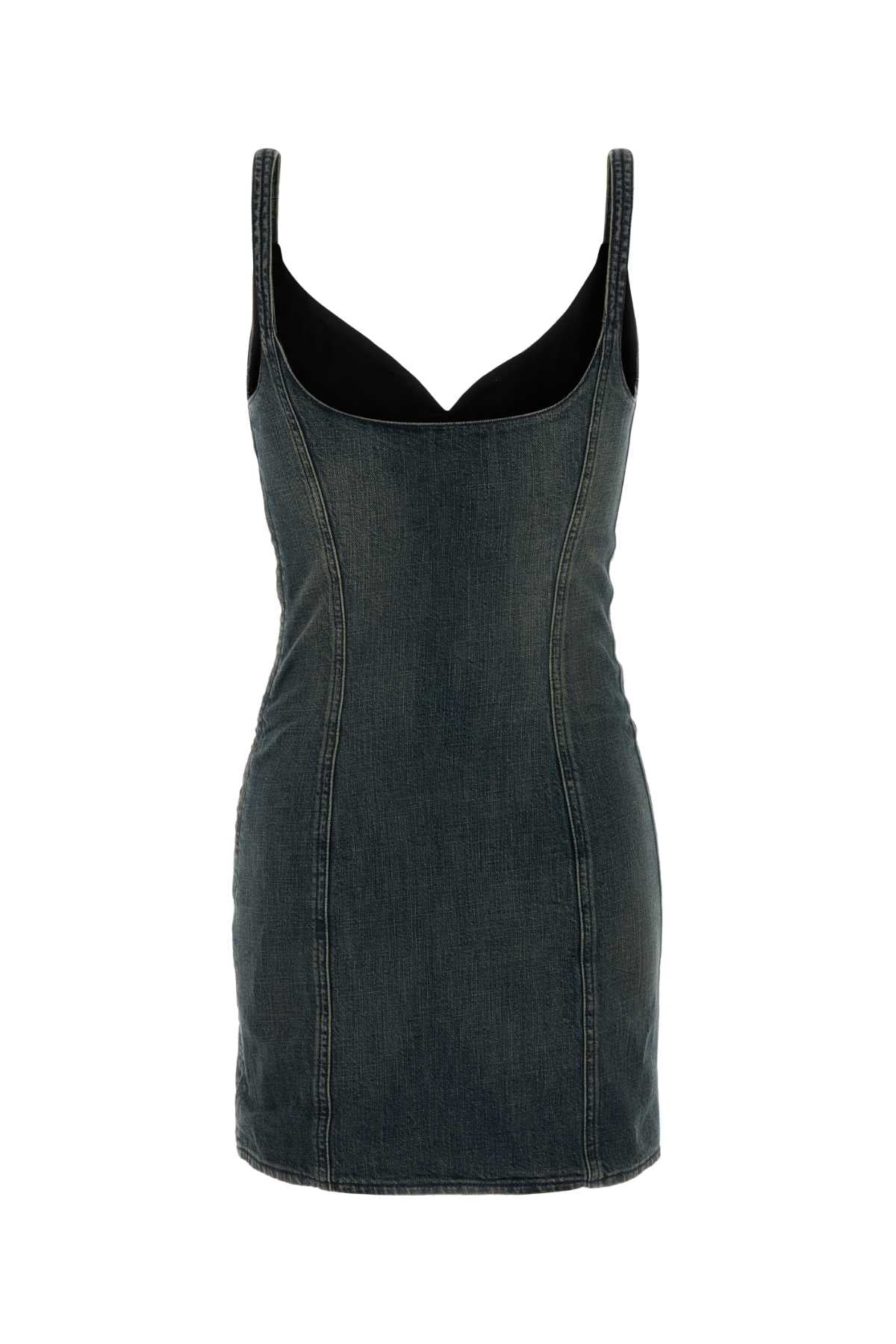 BALENCIAGA CORSETED MINI DRESS For Women Exterior: 100% Cotton Lining: 100% Cotton