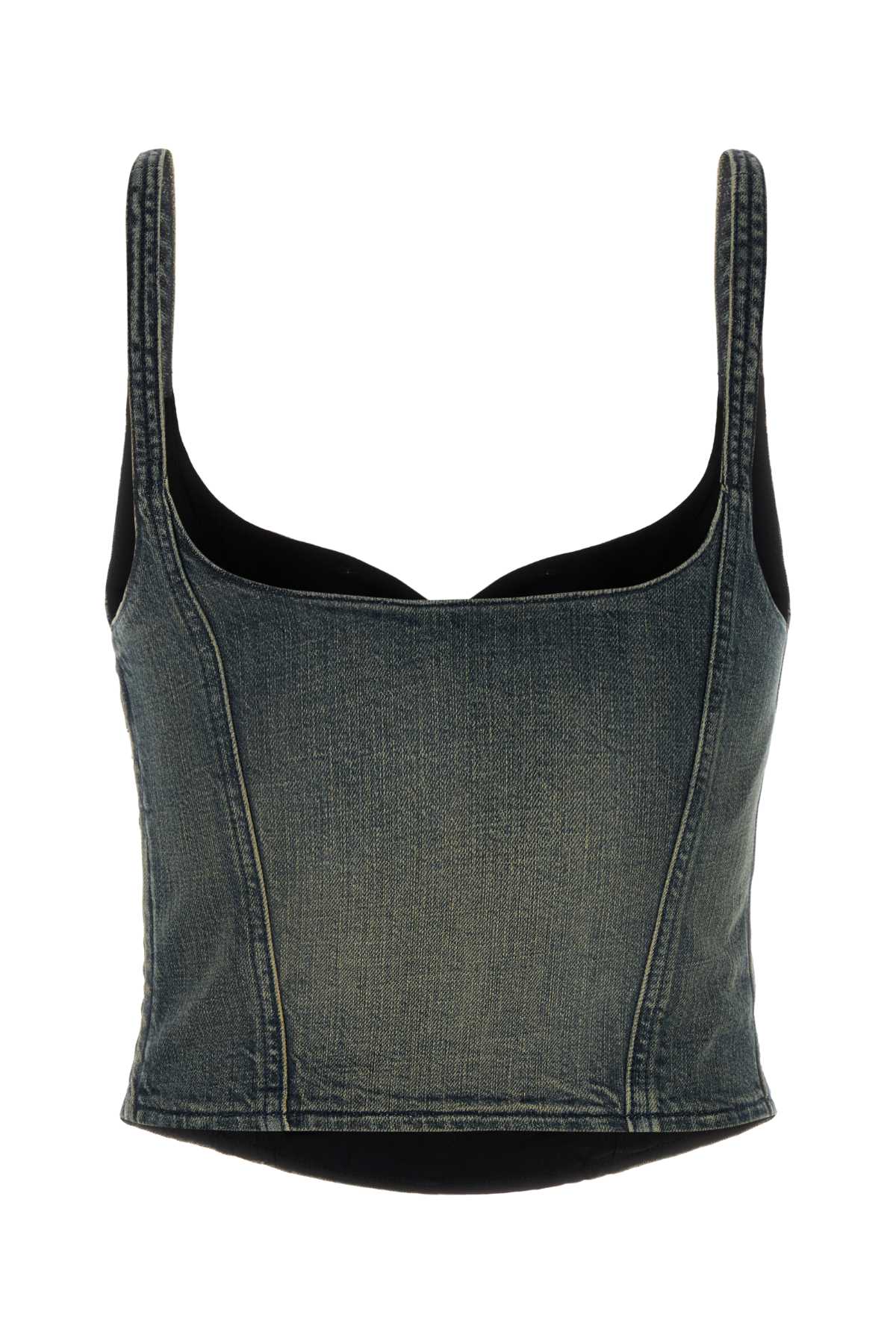 BALENCIAGA CORSETED TOP For Women Exterior: 100% Cotton Lining: 100% Cotton